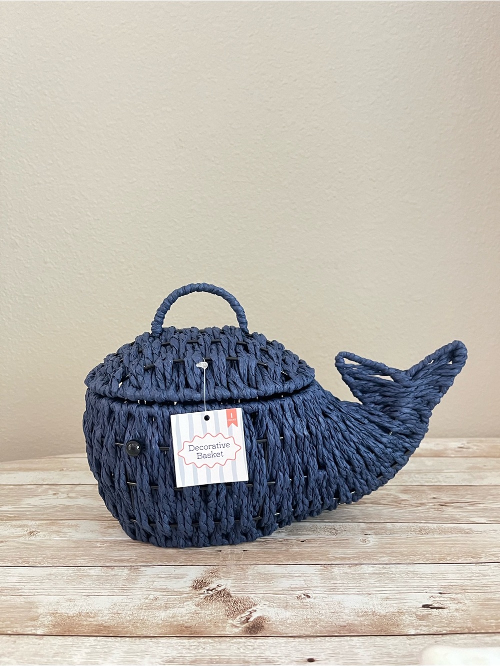 Target Bullseye Summer Blue Whale Basket🌸